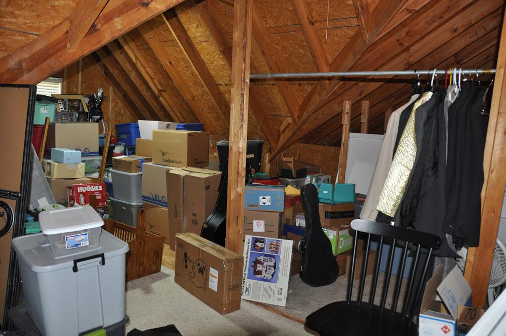Large attic for storage